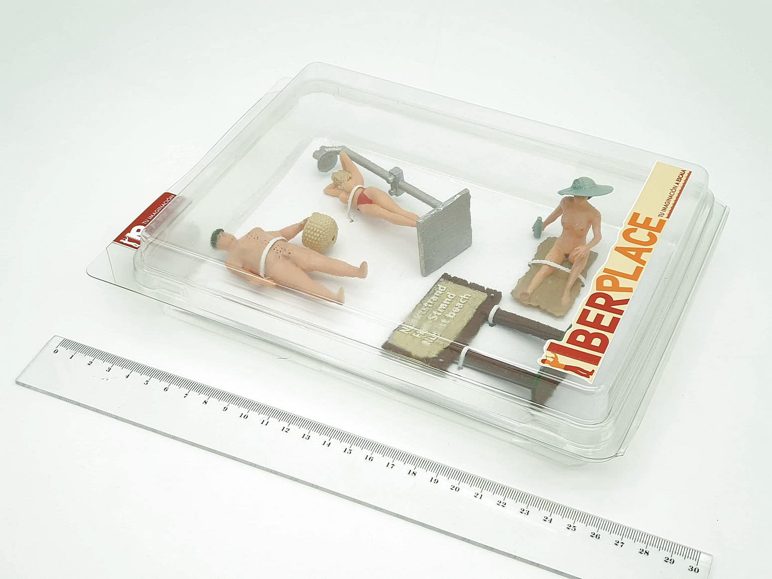 G Scala 1:22,5 Figure Iberplace 40012 Persone sulla spiaggia Set modellismo per la ferrovia del giardino