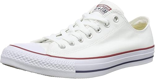 Converse Chuck Taylor All Star Low Top Tenis Blanco Óptico 10 Mujer8 Hombres, blanco (Optical White)