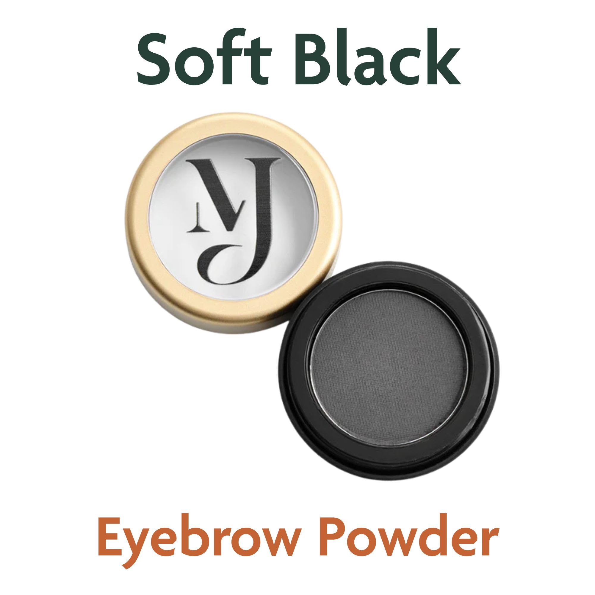 Marie-José & Co Eyebrow Powder Soft Black - Effortless All-Day Brow Beauty