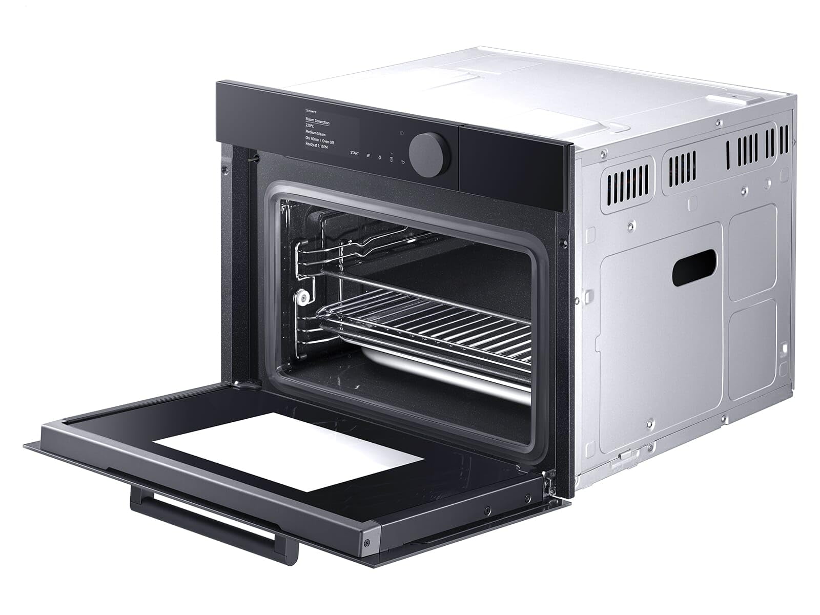 Samsung NQ50T9939BD/EG Infinite Line Kompakt-Dampfbackofen Graphitgrau matt