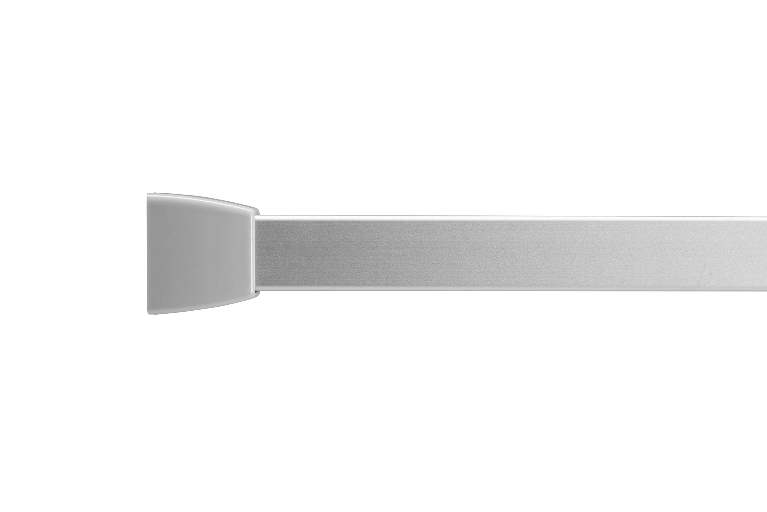 Croydex GP87000 Slenderline 4 Way Configuration Shower Curtain Rail Kit Silver