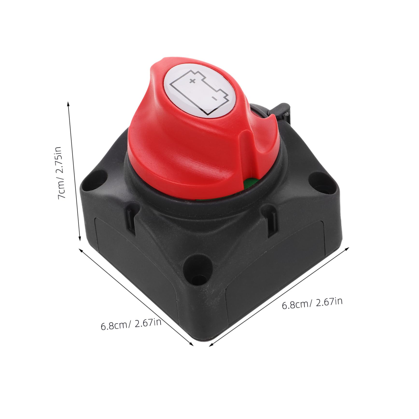 GANAZONO Car Power-Off Switch Battery Shut Off Switch for Cars Boats Trucks Heavy Duty Battery Disconnector Easy Control