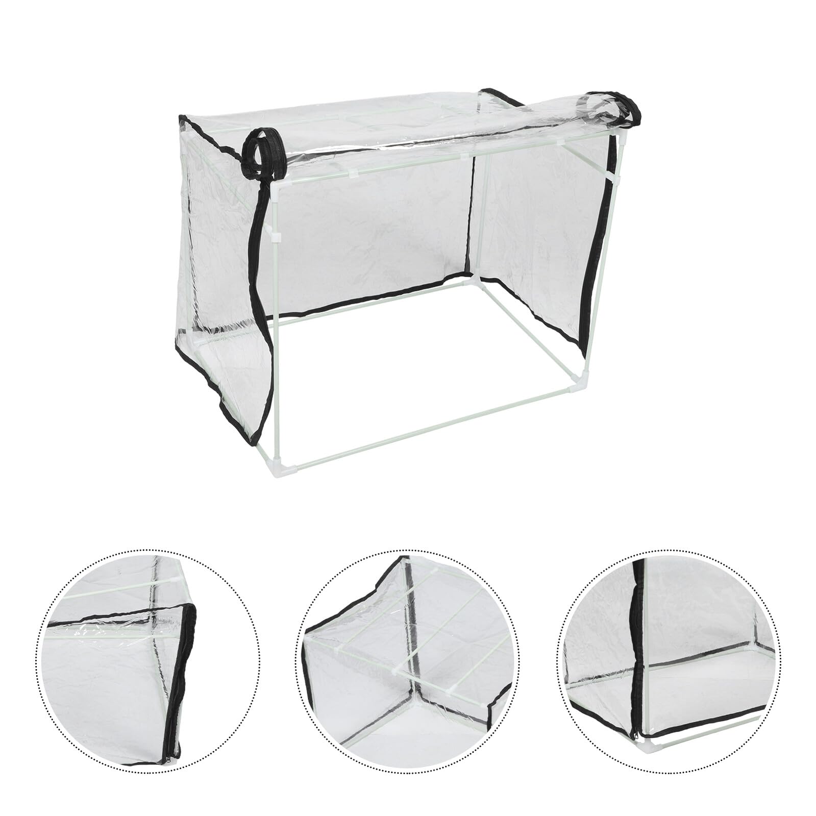 Mini Serrage de Jardin 60x40x40 Cm en PVC et Fibre, pour Semis