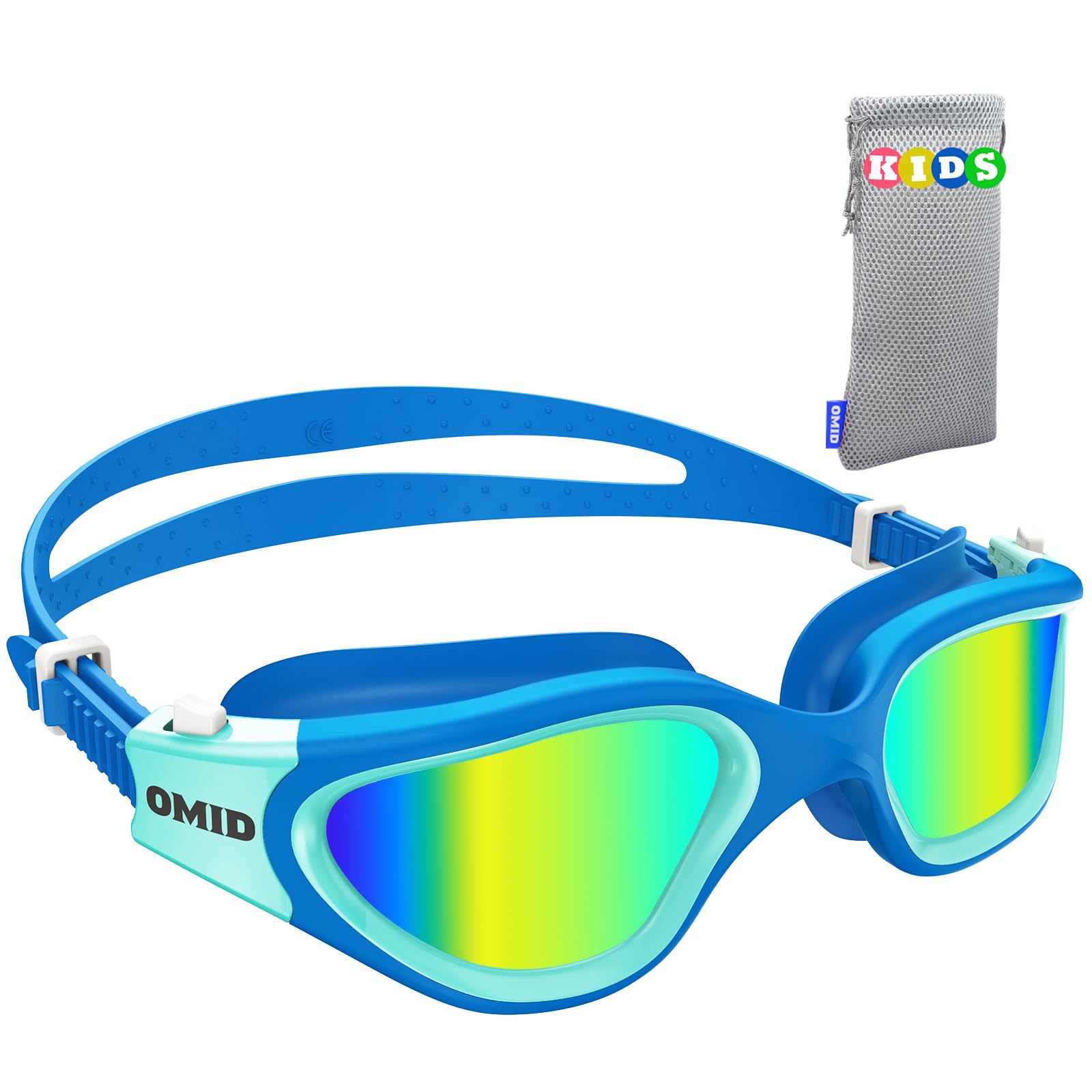 OMID enfants lunettes de natation p2mini polarisées pour les enfants de 6 à 14 ans