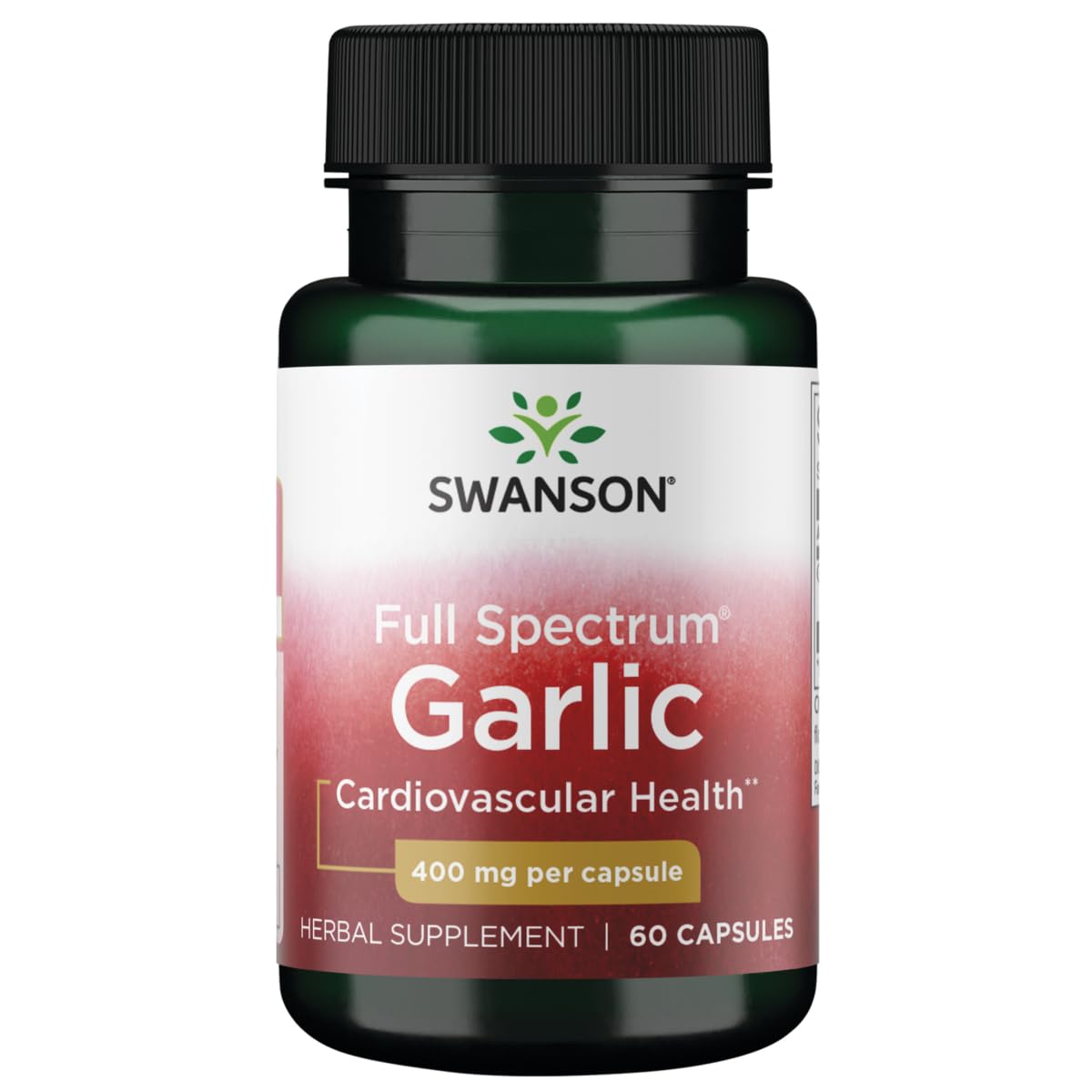Swanson Full Spectrum Garlic (Cloves) 400 mg, 60 Capsules