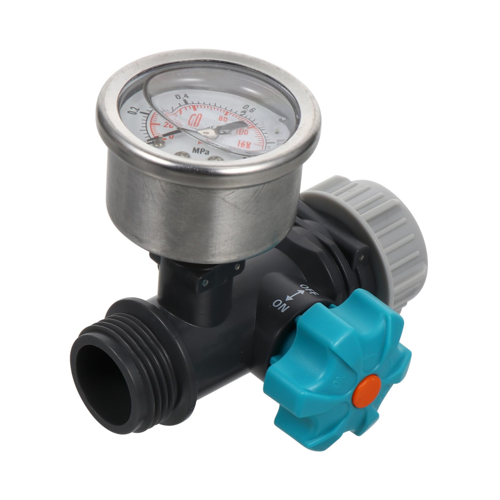 CIYODO Garden Hose Pressure Adapter Rv Water Pressure Regulator Precision Pressure Gauge for Irrigati