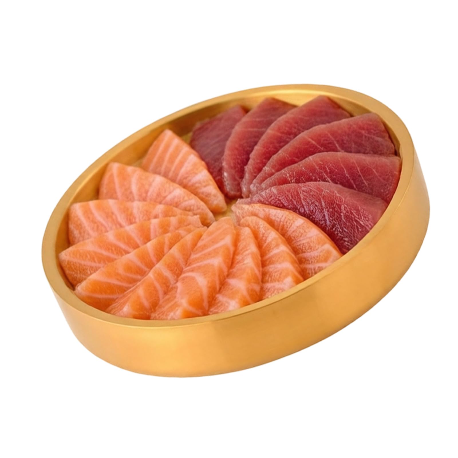 ZEPFJHE Stainless Steel Ice Pan for Delicate Food Arrangement Comfortable Design Prevents Dampness Perfect for Buffets and Social Incidents Ice Tray for Sushi