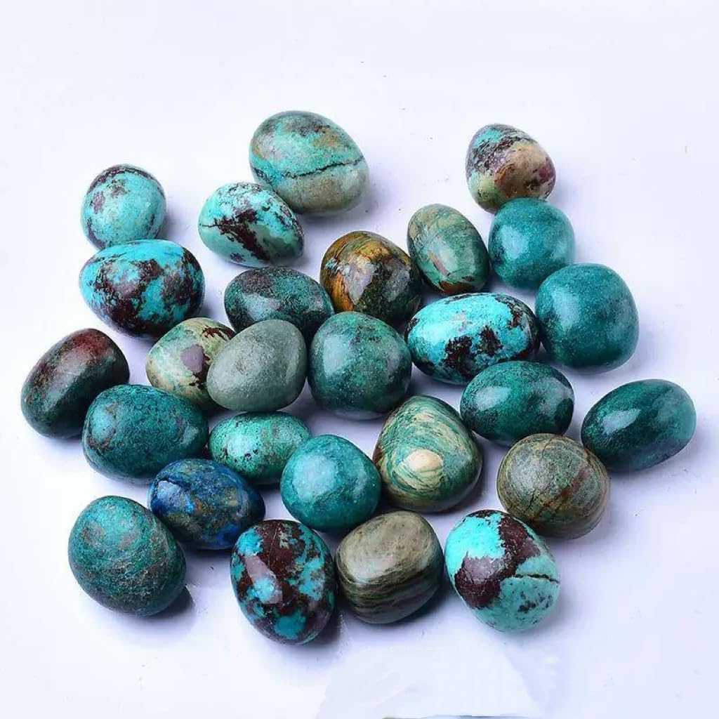 0.5 LB Natural Blue Lace Agate Tumbled Stones – Healing Crystals for Energy, Protection & Intuition – Polished Crystals for Reiki, Chakra Balancing, Meditation & Home Décor (20-30mm)