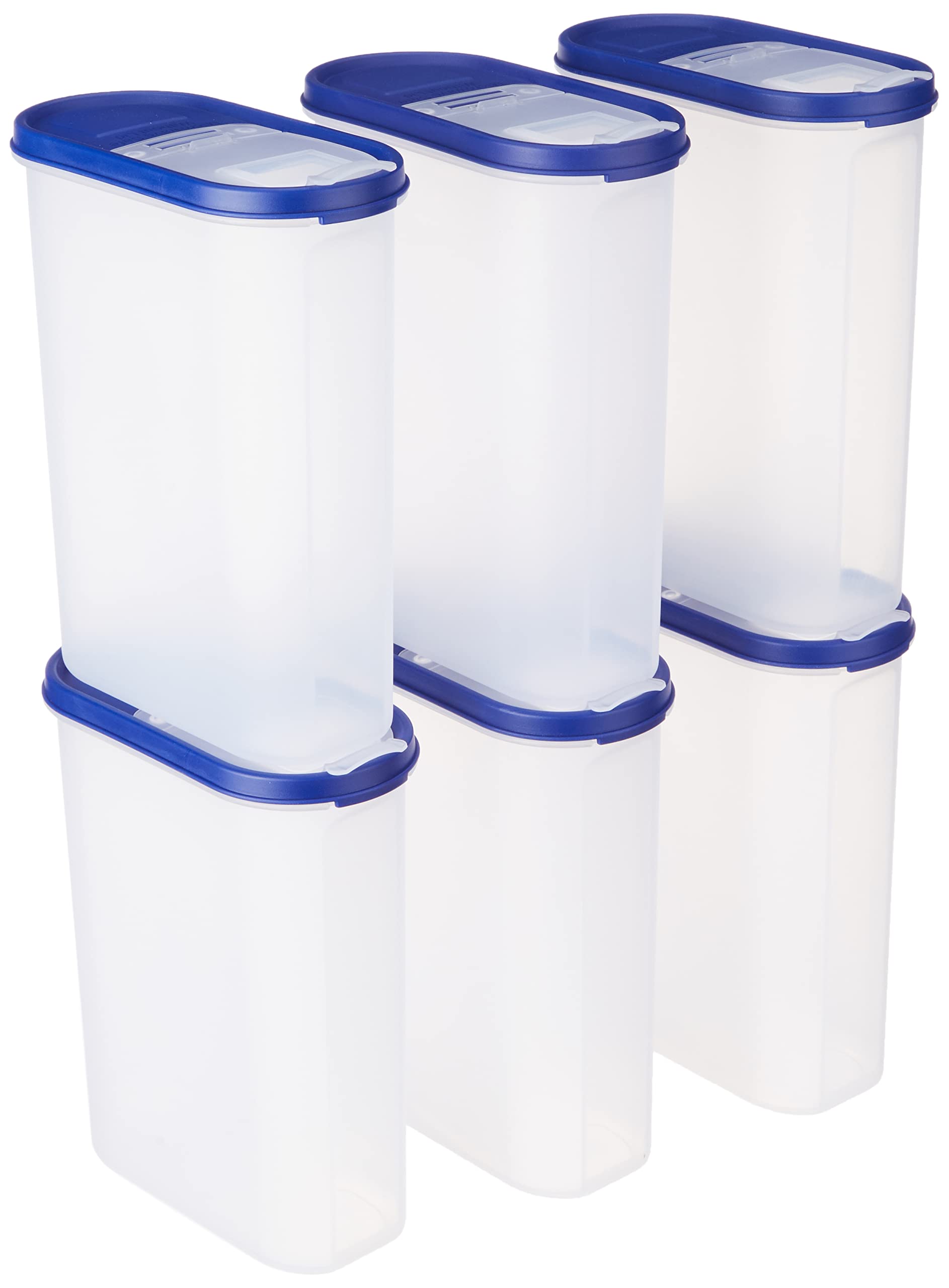 Amazon Brand - Solimo Modular Plastic Container and Dispenser, Set of 6 (2400 Ml Each) - Blue (B0B9HSXJSV) Amazon Price History, Amazon Price Tracker