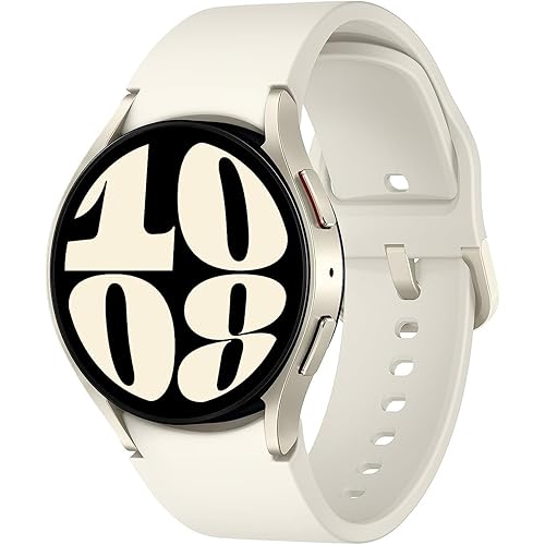 SAMSUNG Galaxy Watch 6 40mm Aluminum Smartwatch w/ Fitness Tracker, Heart Monitor, BIA Sensor, Advanced Sleep Coaching, Bluetooth – Gold