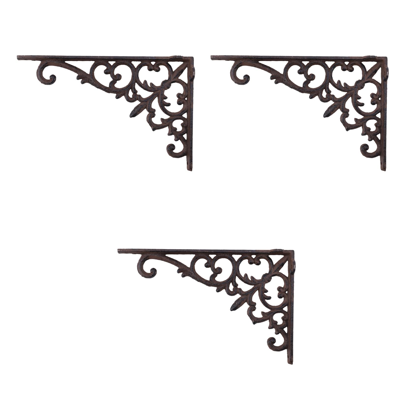 Hndhbfgrt 3X Cast Iron Plant Hanger Flower Basket Hook for Indoor Outdoor Bird Feeder Lantern Pots Wind Chimes