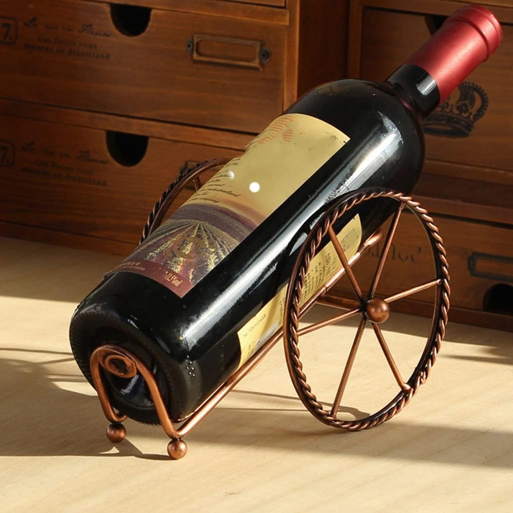 Creative Metal Wine Rack Vintage Stand Bottle Holder Storage Wedding Party Decor Display