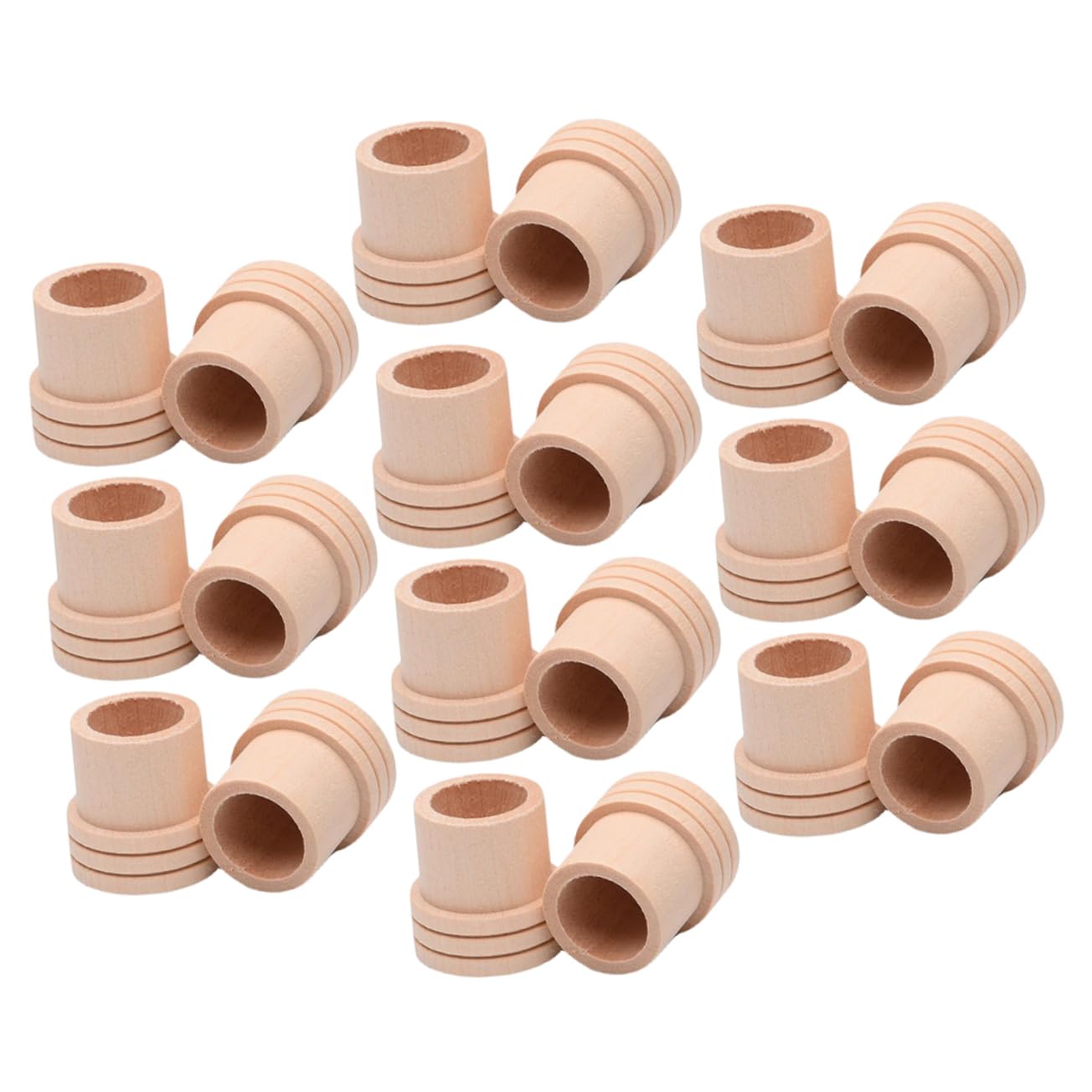 FOMIYES Moxa Extinguisher for Moxibustion Sticks 20pcs Set Wooden Moxa Fire Extinguisher Moxa Roller Extinguisher