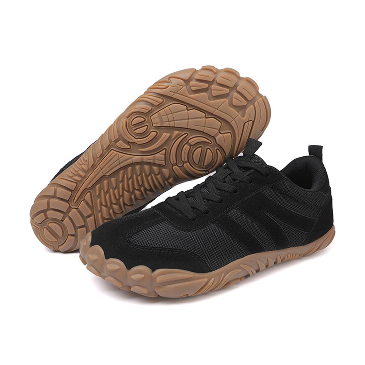 Unisex Barefoot Zapatillas Anchos Minimalista Drop Cero Hombre Mujer Ligera Transpirable y Antideslizante Zapatillas de Trail Running,Tallas:36-46 EU