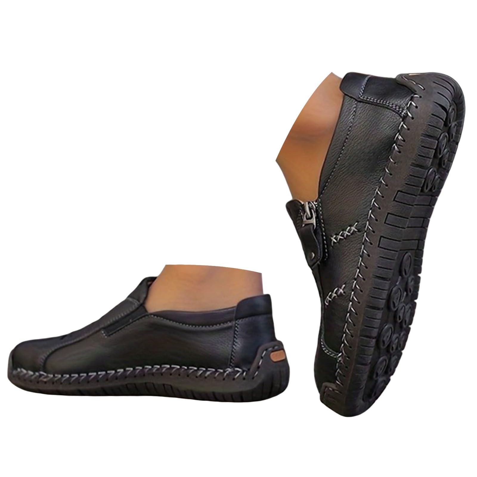 Scarpe da donna e uomo, con lacci, antiscivolo, da escursionismo