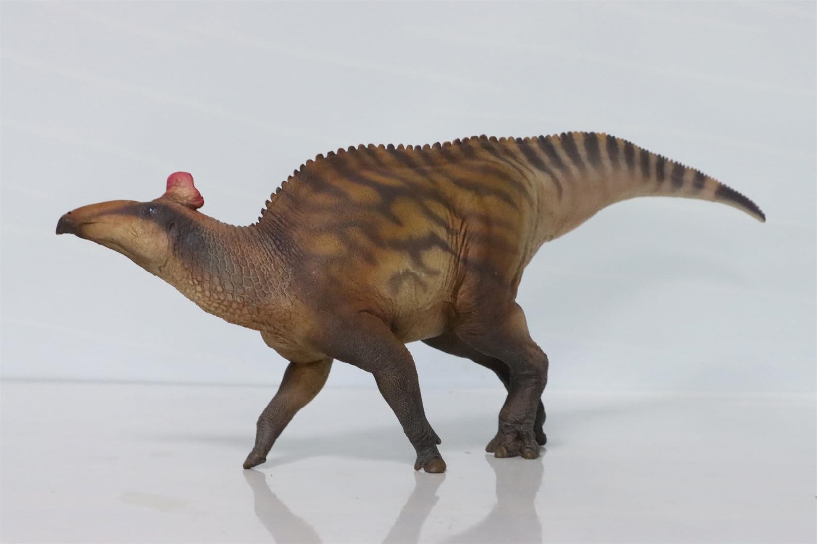 Figurine dinosaure Edmontosaurus Zabad AMITD en PVC pour collectionneur et décor maison adulte