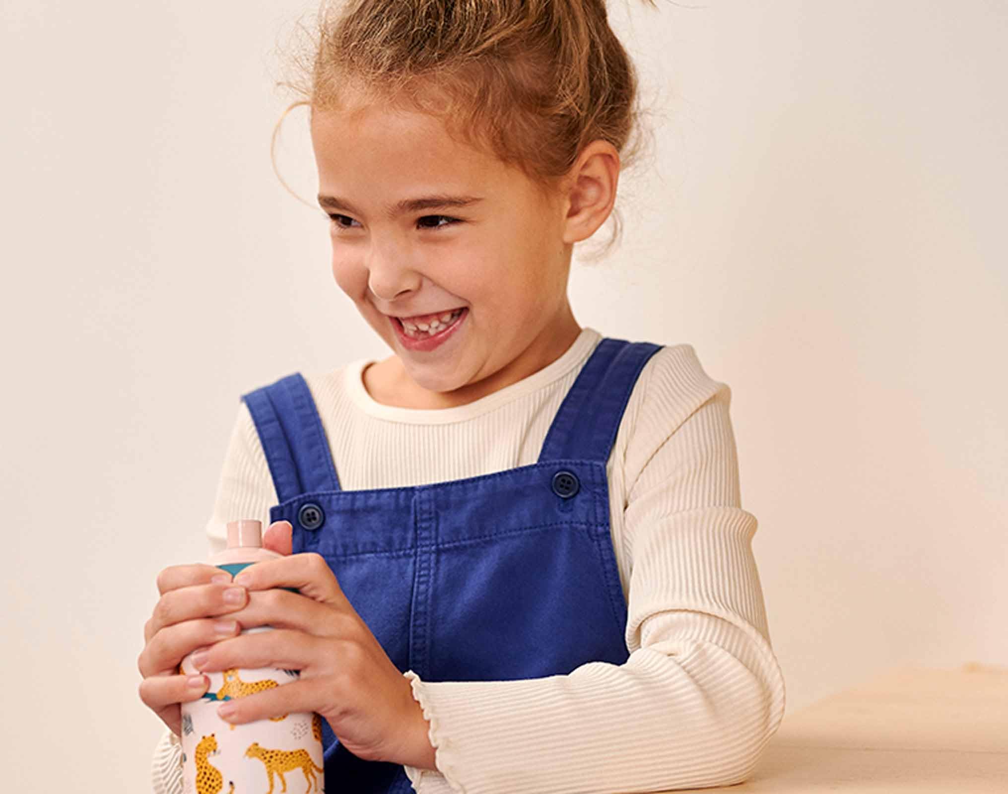 Mepal - Juego de almuerzo Campus Switch - Set para niños con botella y fiambrera desplegable - Fiambrera para la escuela o de viaje - Apto para lavavajillas - 400 + 750 ml - Azul frío/rosa frío