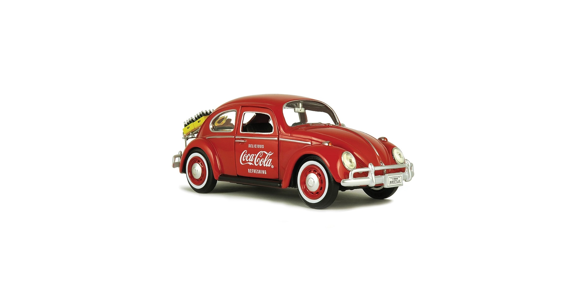 Coca-Cola Volkswagen Beetle 1:24 コカコーラ Amazon.com: Coca-Cola 1/24 1967 Volkswagen Beetle with Rear