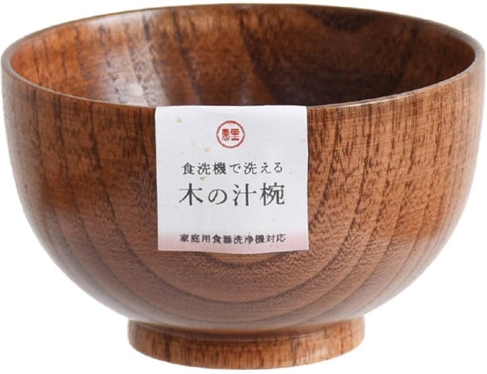 Amazon.co.jp: 逸品社 三百十日商店 木の汁椀 280ml 京型汁椀 10899