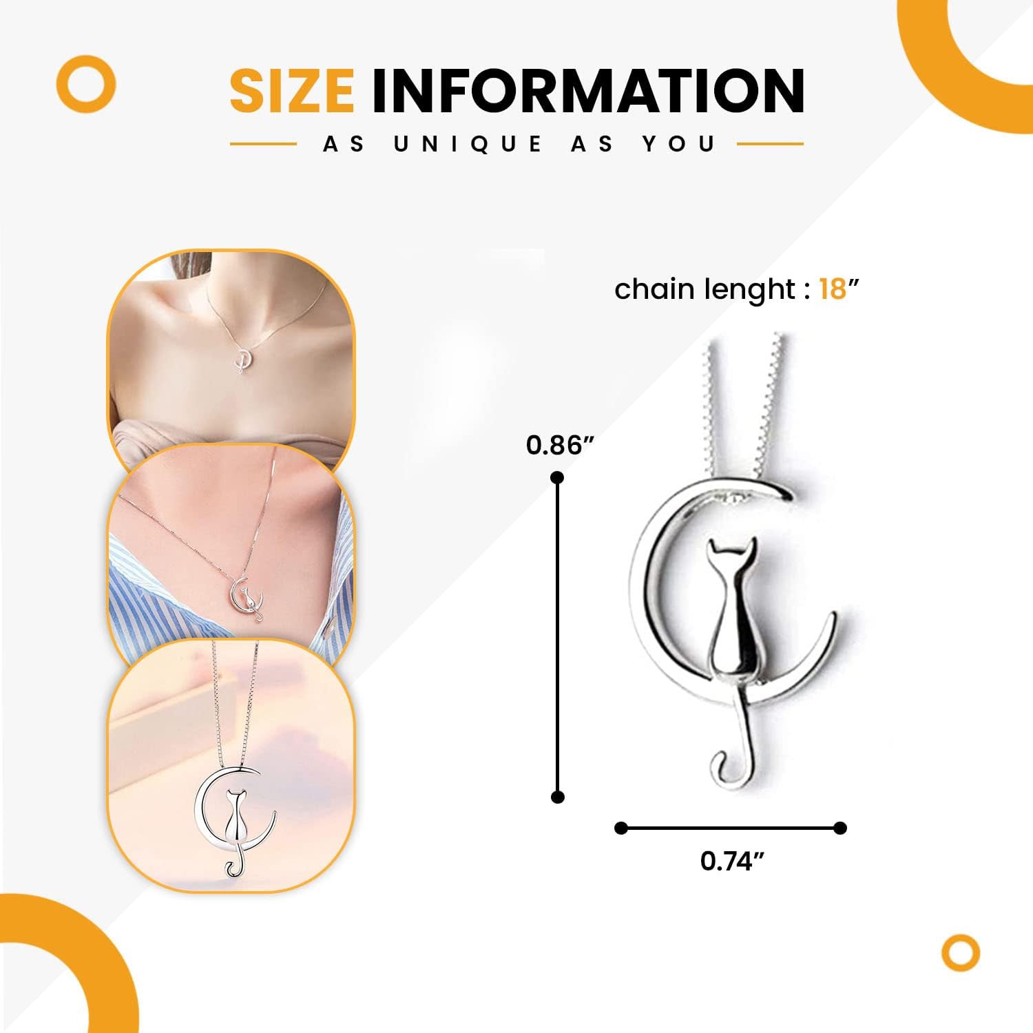 Blingsoul Pendant Necklace for Women - Stylish Silver and Gold Pendants Trendy Fashion Necklaces for Women - Image 4