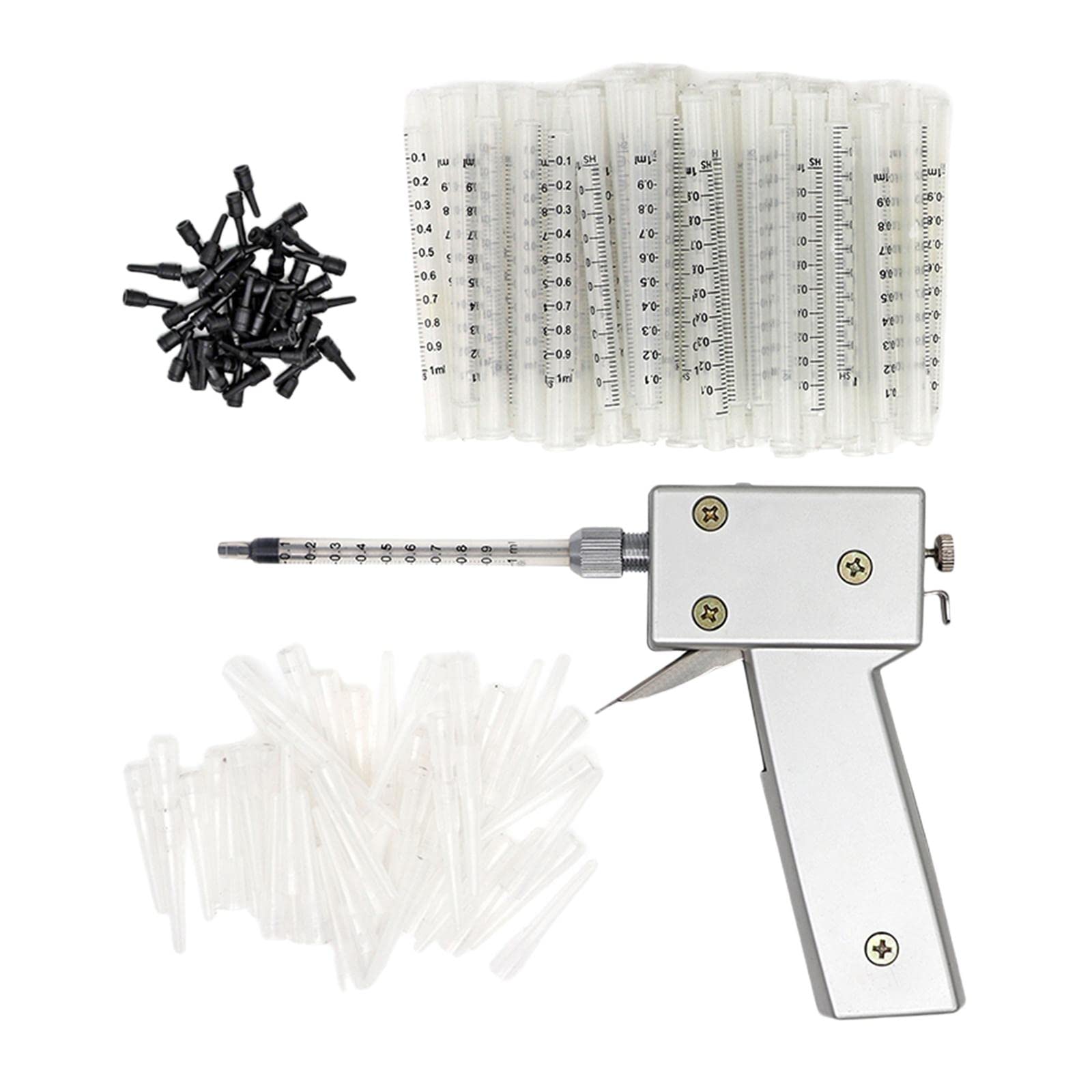 AMLESO Stainless Steel Poultry Chicken Artificial Insemination,Farming Poultry Insemination Equipments Kit for,Duck,Farm Farming Tool