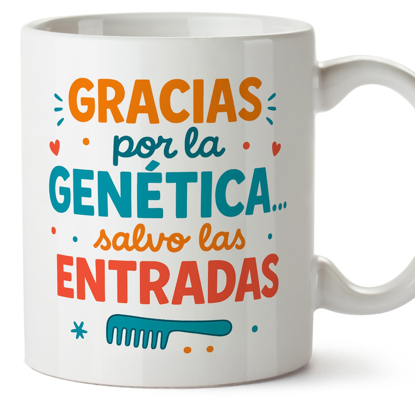 MUGFFINS taza mamá y papá graciosa con frase Gracias por limpiarme en Español | regalo madre y padre divertido | regalo cumpleaños madre y padre | 330 Ml 11 oz | Papá y mamá v1.2MA — view 9