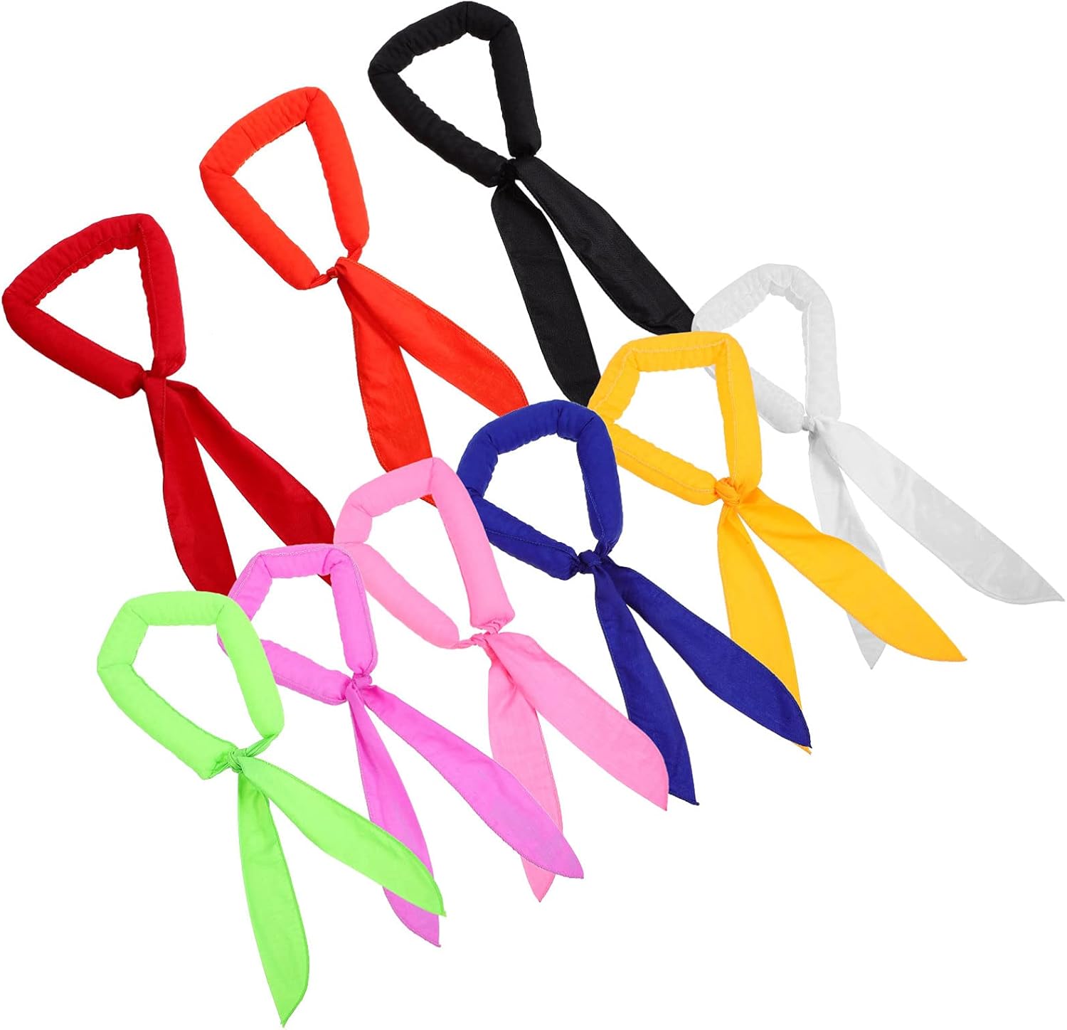 VICASKY 9Pcs Cooling Towels for Outdoor Sports Quick Dry Absorbent Towels for Fitness Yoga Running Camping and Hot Weather Activities Ice Neck Wraps for Instant