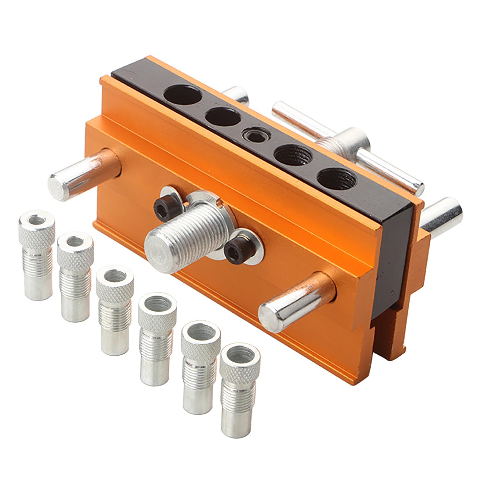 Kalttoy A Centering Doweling Jig Drill Guides For Straight Holes Metal Drilling Hole Kits For Wood Dowel Jig Professional Straight Hole Drilling Ccessory
