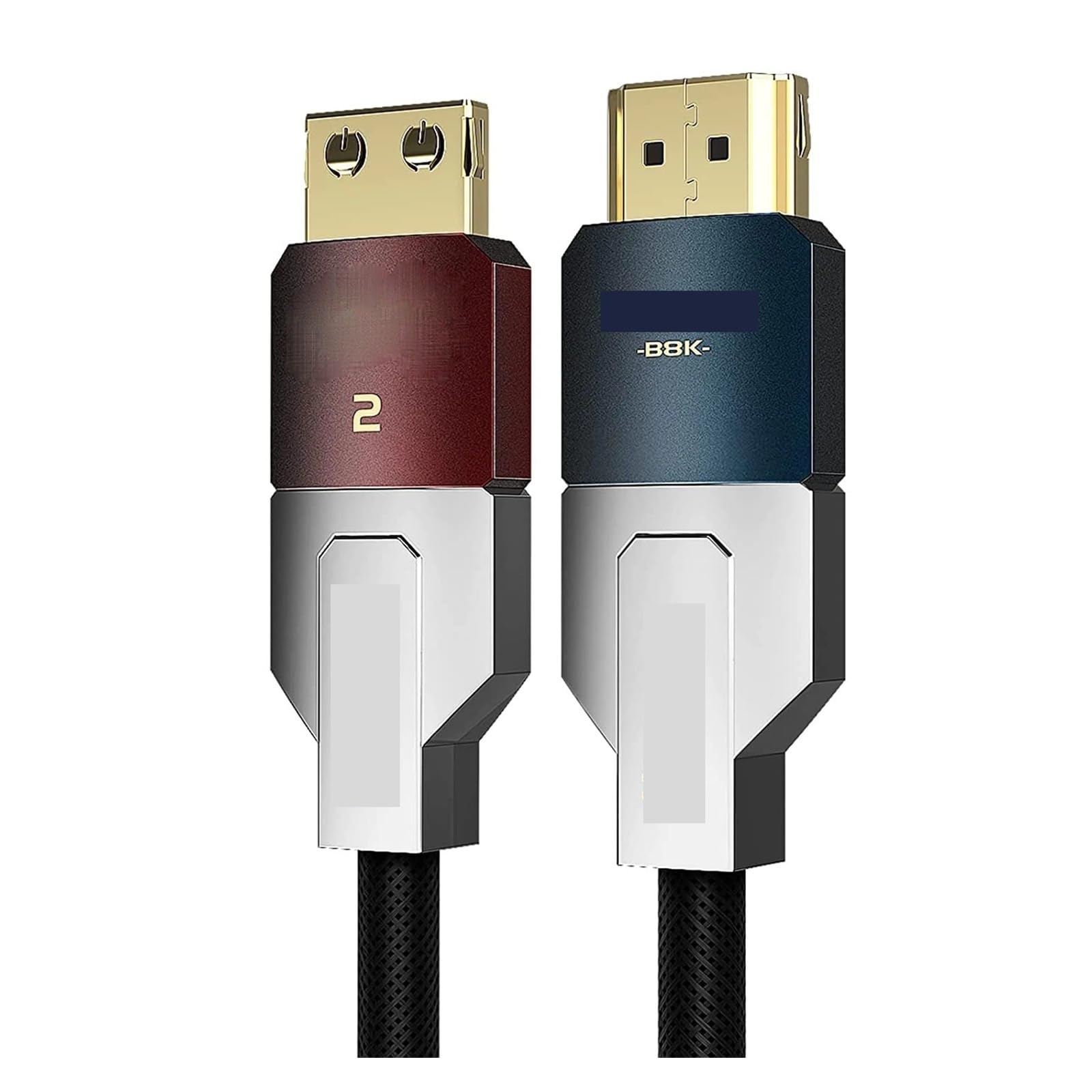Cable Compatible Con HDMI 2.1 De Fibra Óptica De 48 Gbps, 8K 60 Hz, 4K 120 Hz 144 Hz, Soporte HDR10+ EARC Dolby, for Blu-Ray, PC, Computadora Portátil, TV, Consolas De Juegos(15m)