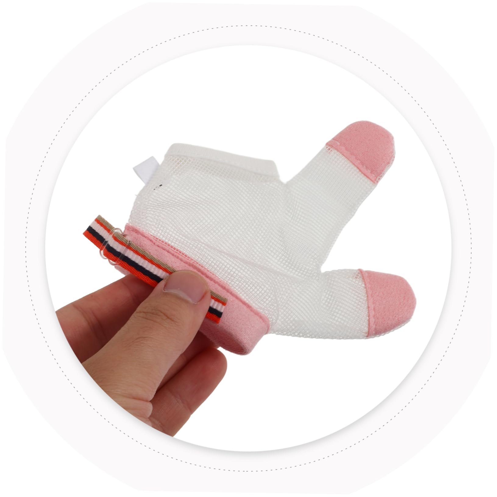 VICASKY 10pares Guantes Antichupón Ajustables Para Bebés Protección Para Dedos Diseño Transpirable Para Evitar Chupar El Pulgar y Proteger Las Manos Del Niño Niña
