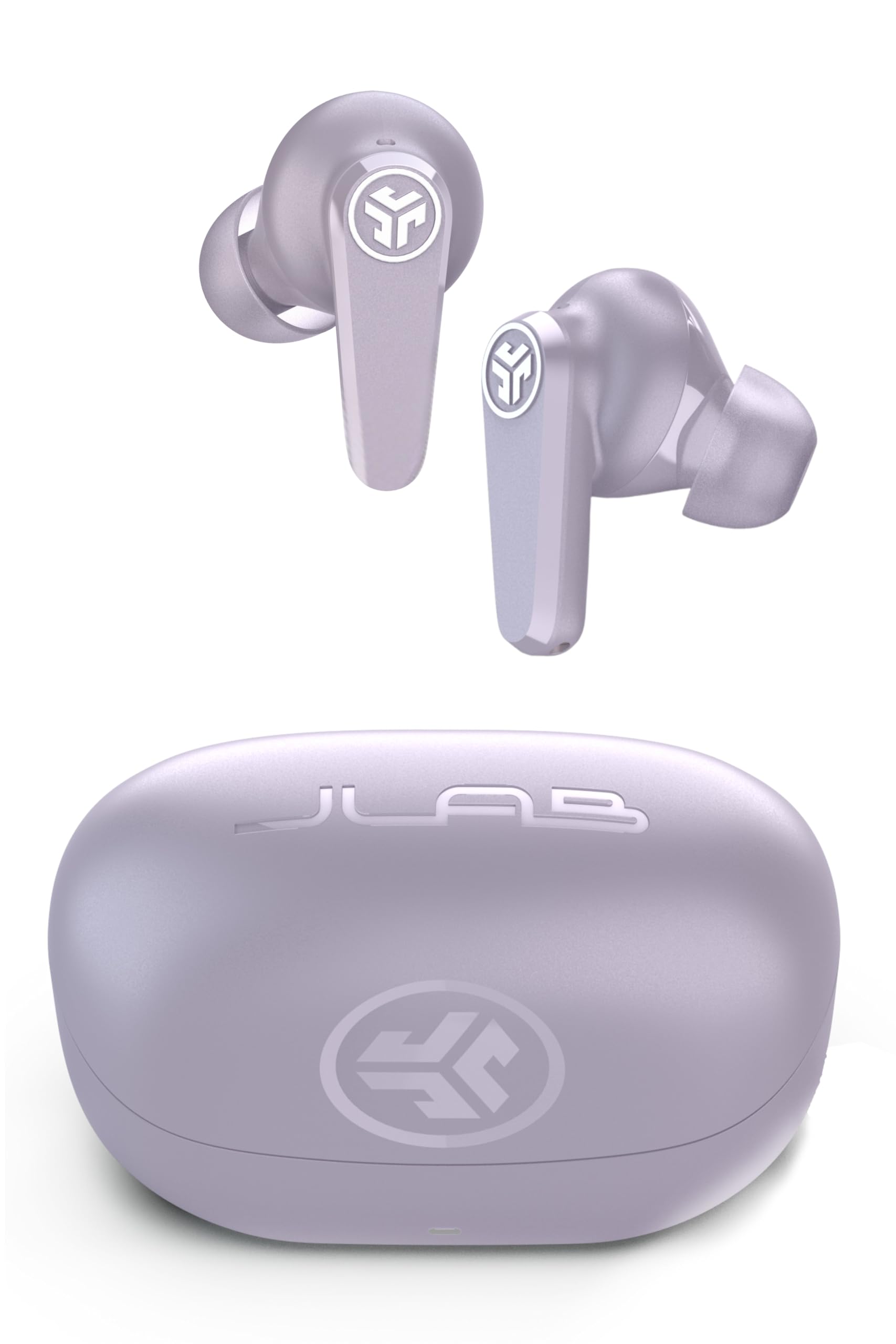 JLab Go Pods ANC - Écouteurs sans Fil Bluetooth avec réduction de Bruit Active Hybride - 26h...