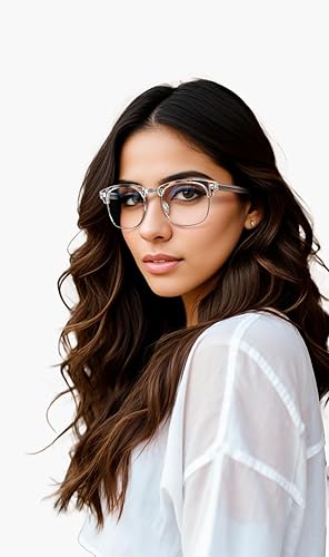 Miniatura 10 de VISOONE Lightweight Blue Light Blocking Glasses Square with Anti Computer Glare for Gaming Men and Women MONTANA