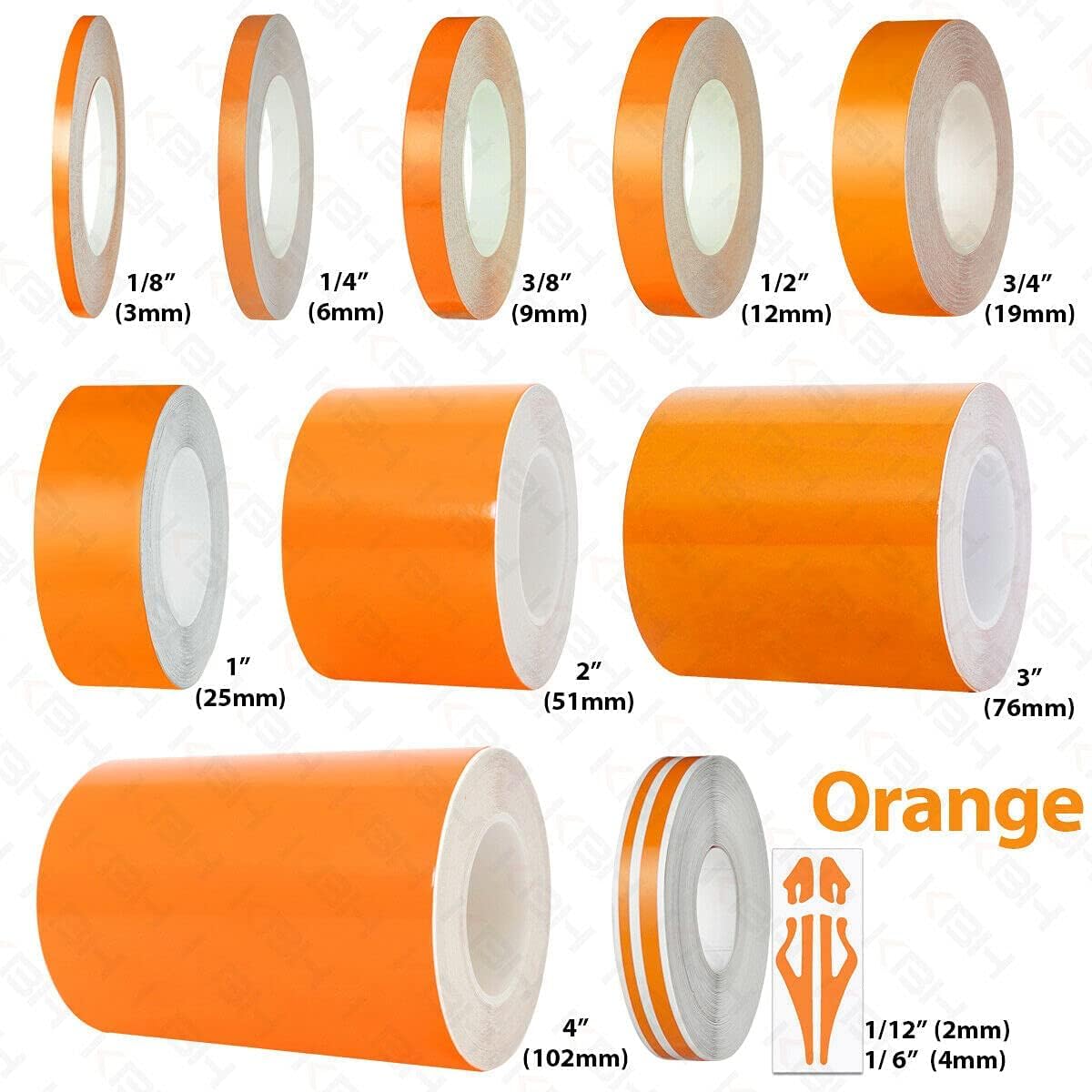 WOD Tape Red Vinyl Pinstriping Tape 1 In. X 36 Yd. School Floor Marking Crafting Arcade1Up