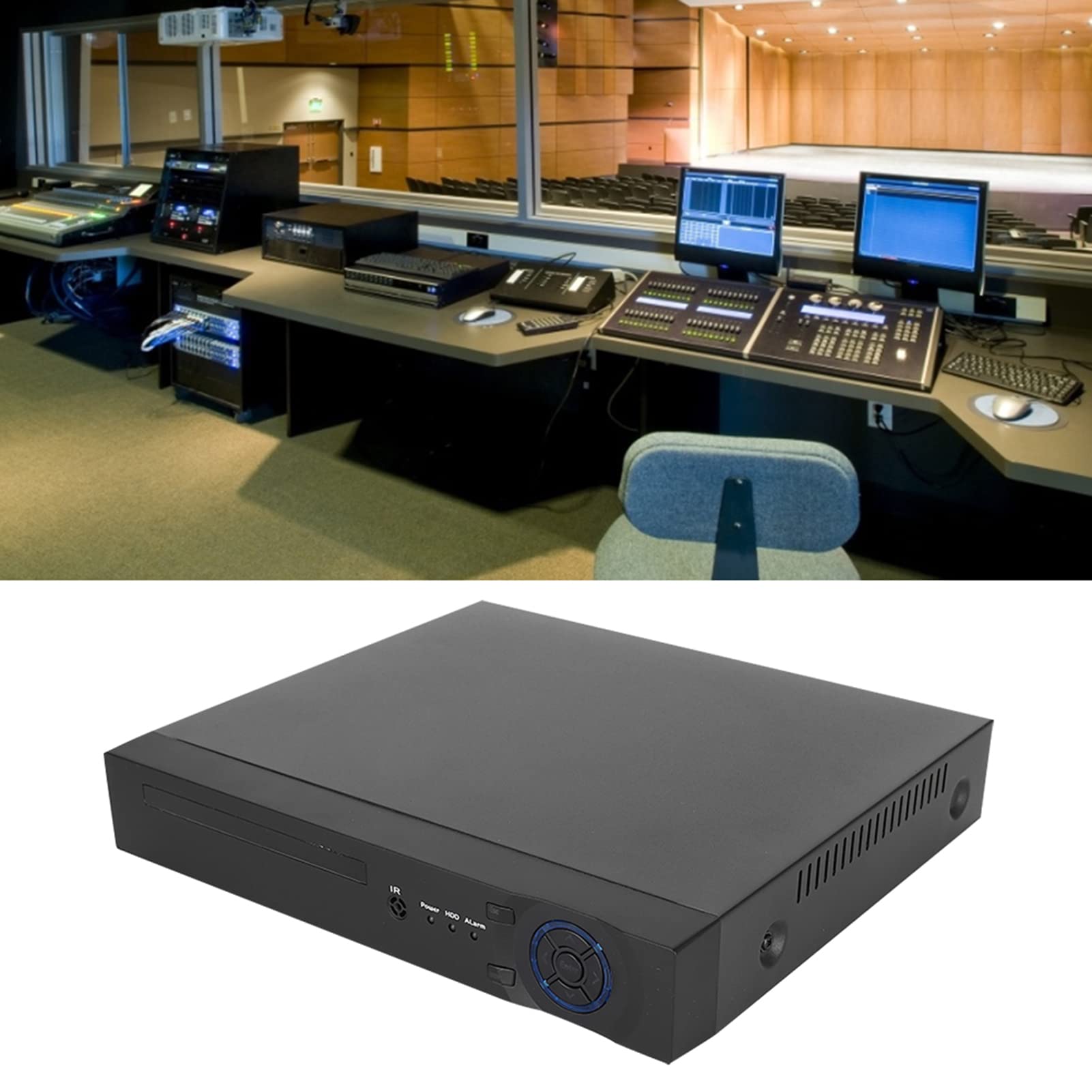 Videoregistratore di rete, AHD TVI CVI CVBS Registratori IP NVR Registratore su disco rigido di sorveglianza con rilevamento del movimento, Visualizzazione remota per telecamera di sicurezza(EU)
