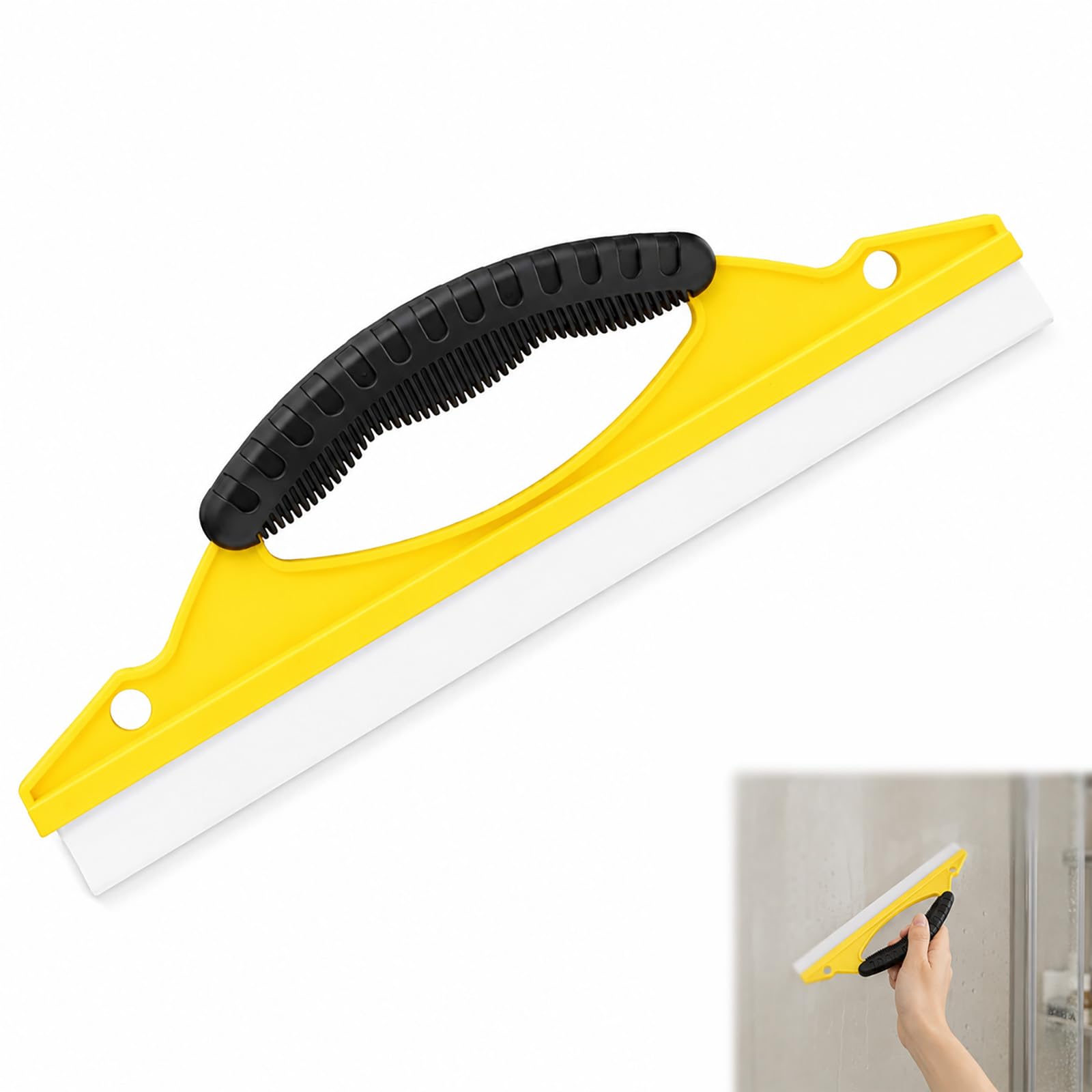 Livawnd 30cm Silicone Squeegee Flexible Water Blade for Car & Bathroom