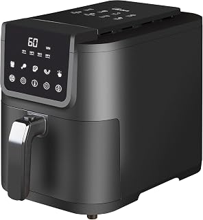 Ardes FRIGGISANA INFINITY 5L Freidora de Aire Slim XL 5L con Pantalla Digital Táctil, Temporizador 60’, 5 Programas y Cavidad Súper Profunda Antiadherente