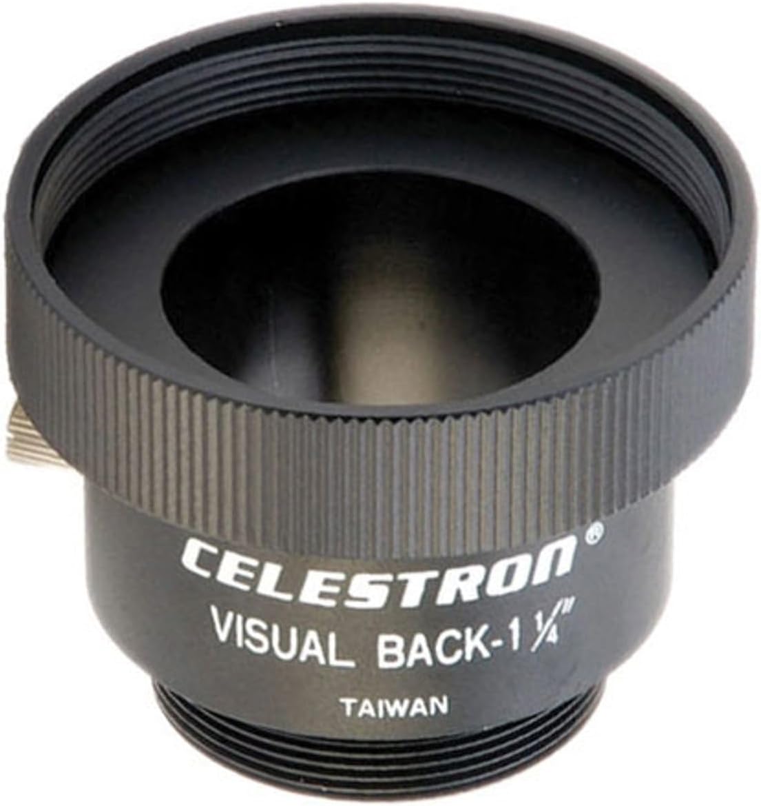 Celestron 93653-A 1.25-Inch Visual Back Metal Adapter (Black)