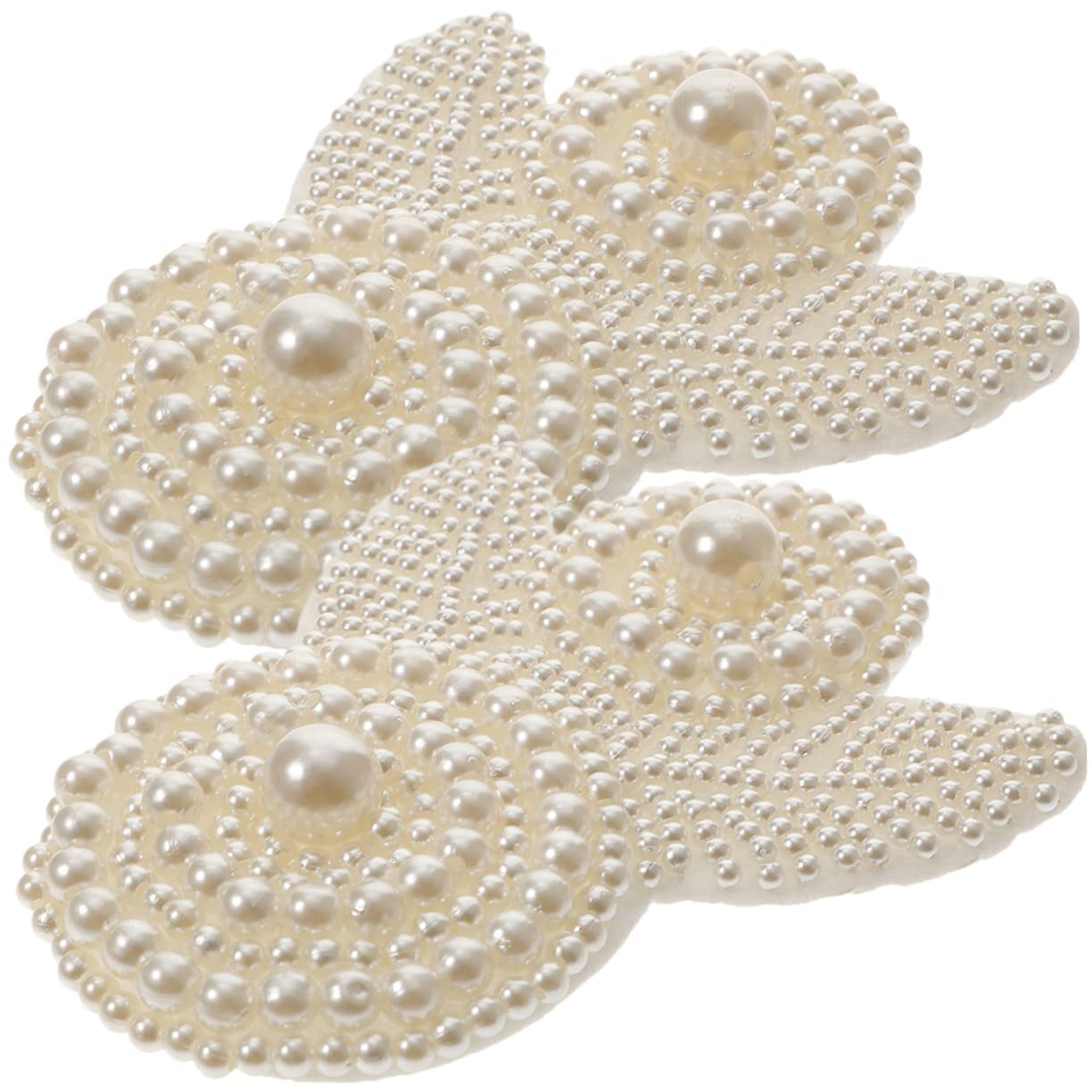 HOMSFOU 4 Set Toppe Decorative Per Scarpe Con Imitazione Per Abbigliamento E Accessori Adesivo Termoadesivo Per Vestiti Borse E Design E Creativo 2 Pezzi * 4