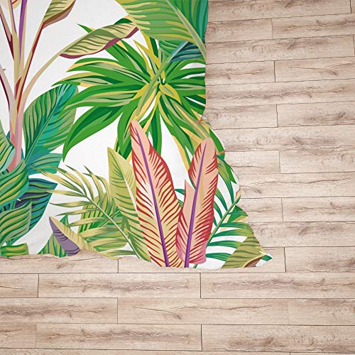 Housse de couette tropicale rouge King en polyester pour toutes saisons