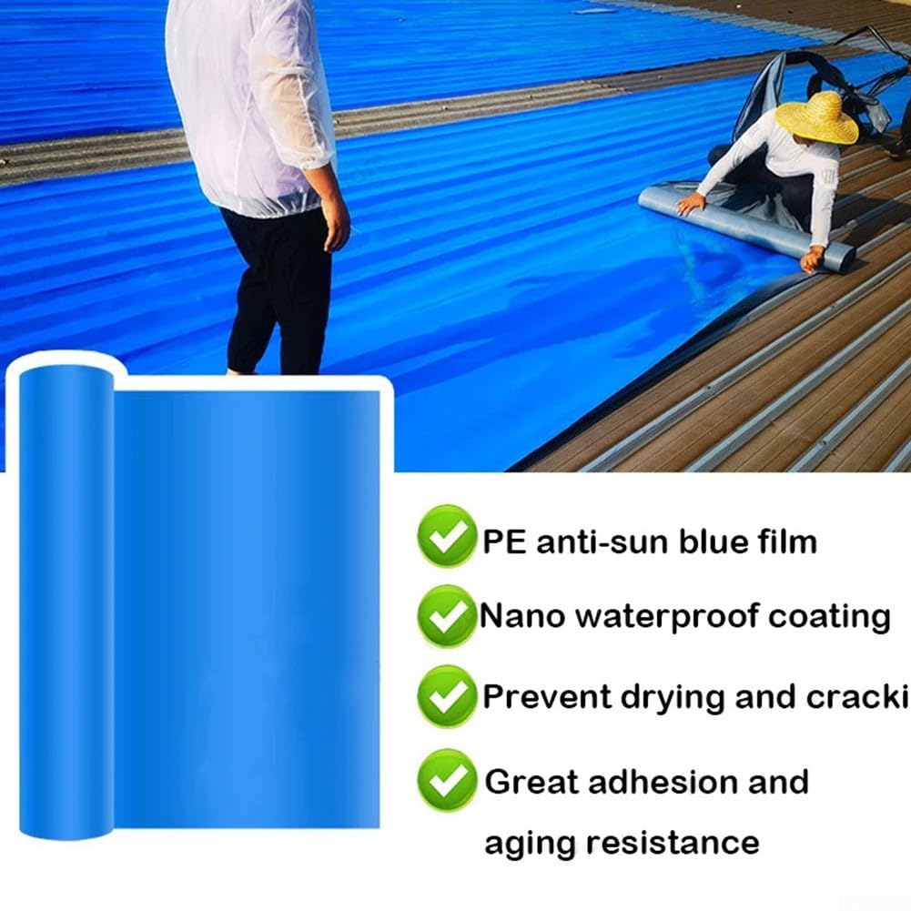 Nastro adesivo impermeabile per isolamento termico, nastro autoadesivo resistente, nastro in silicone autoadesivo per pareti, tetti, strumento di riparazione a prova di perdite (grigio, 30