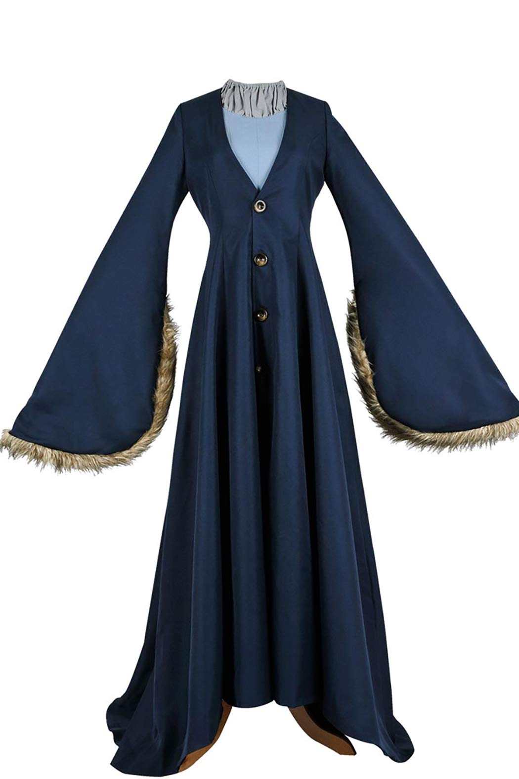 Game of Thrones Catelyn Stark Cosplay Costume Dress Trench Outfit Skirt Party