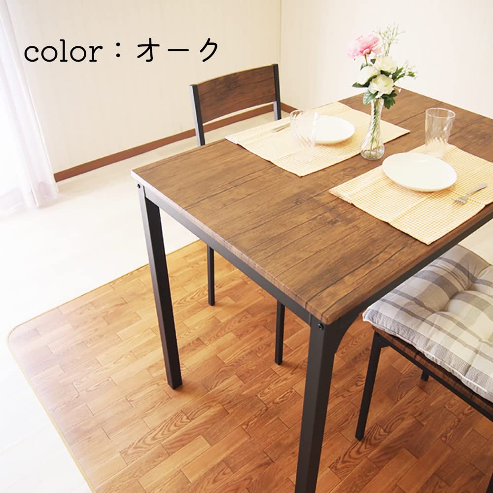 Amazon | インテリアファクトリー ダイニングラグ 200cm×250cm 拭ける