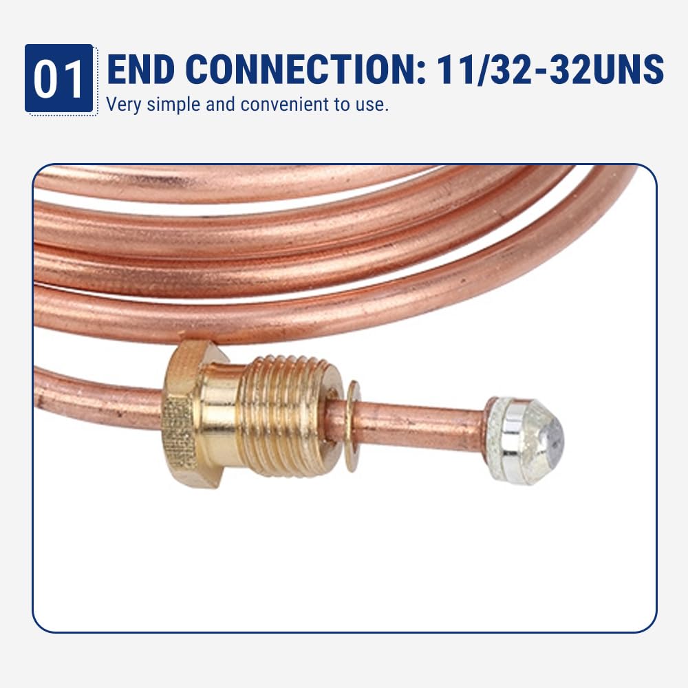 TERMOCOPPIA UNIVERSALE 90CM CALDAIA FORNELLO BRUCIATORE ECC TERMOCOPPIA UNIVERSALE 90CM CALDAIA FORNELLO BRUCIATORE ECC