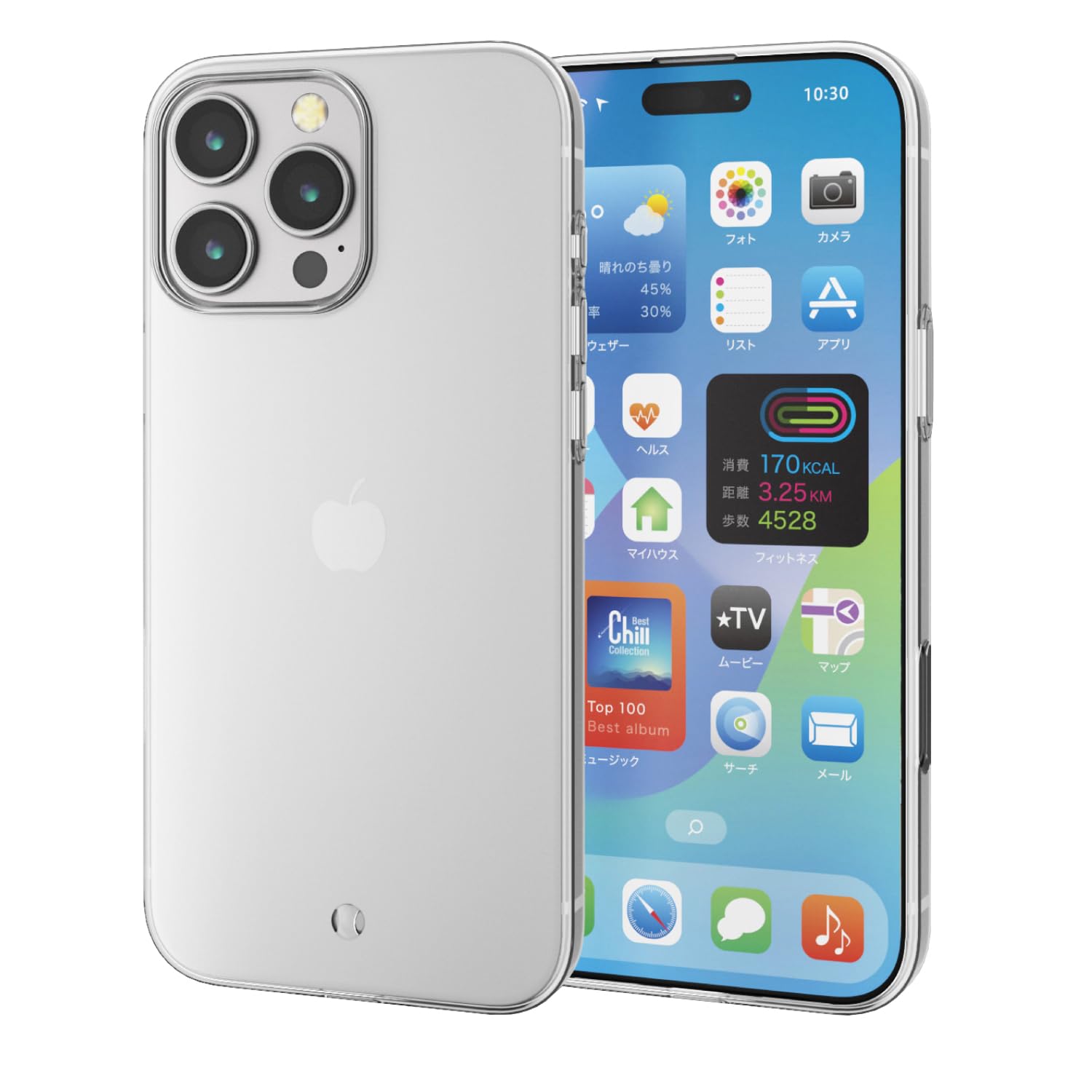 Amazon.co.jp: エレコム iPhone 16 Pro Max ケース クリア 薄型 ソフト