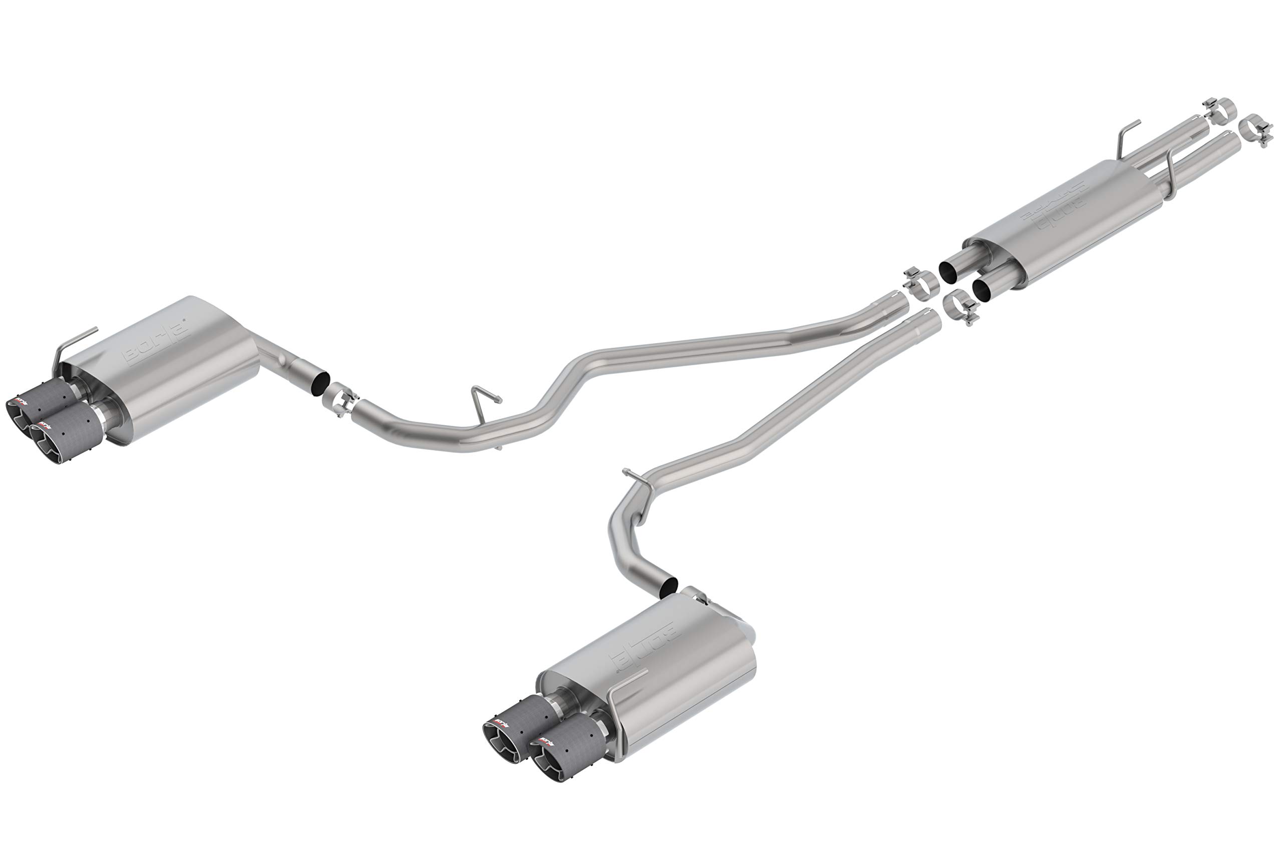 Amazon.com: BORLA 140820CF Cat-Back System for 2020-2023 Ford