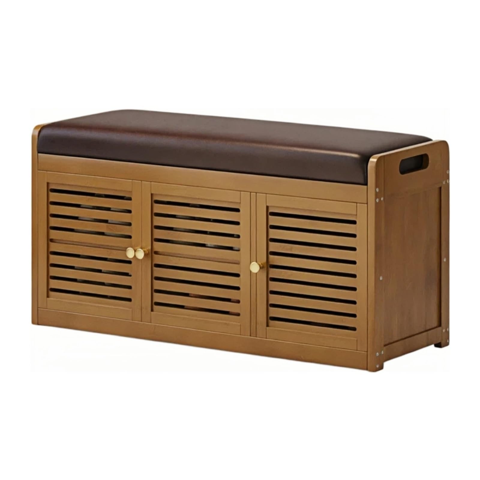 XUJUAN-0227 Shoe Cabinet Shoe Bench Small Narrow Entryway Sit-on Cabinet Household Storage(Large)