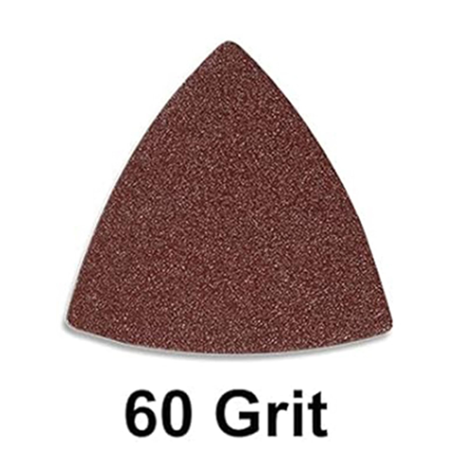 Trójkątna tarcza szlifierska o ziarnistości 40-2000(60 Grit,50pcs)