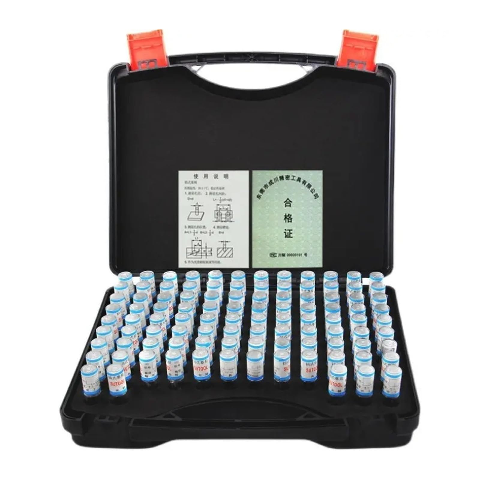 0.30-10.00mm 98 sztuk/partia zestaw wskaźników ze szpilką stalową krok 0.1mm 50mm narzędzie kalibracyjne do suwmiarki i mikrometru Precyzyjny pomiar