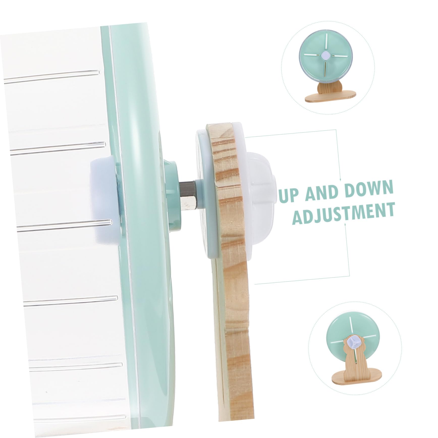 Hohopeti 1ensemble Roue De Hamster Silencieuse avec Support Accessoire pour Rongeurs Chinchillas Et Jouet pour Petits Animaux