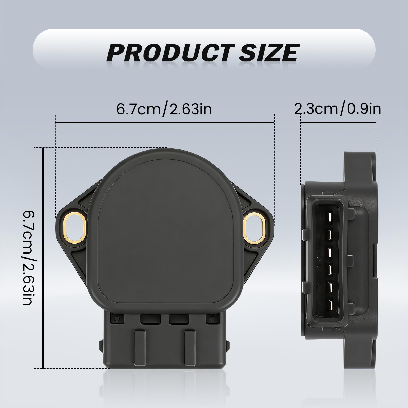 Capteur d'accélérateur (TPS), capteur de pédale d'accélérateur compatible avec Clio, Kangoo, Laguna, Me-ga-ne, Scenic, 1.9dTi 1.9dCi C-lio II 2 1.5DCI 8, 8200139460 7700431918